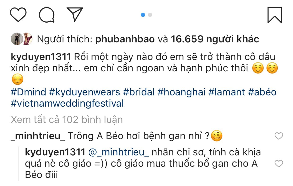 Kỳ Duyên đăng ảnh quyến rũ là thế mà Minh Triệu lại bảo bệnh gan, nàng Hậu mắng ngược 1 câu khiến ai cũng thích thú-4