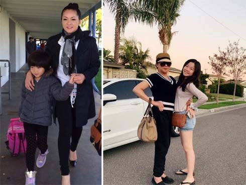 Bẵng đi một thời gian, con gái Như Quỳnh đã cao lớn phổng phao như thiếu nữ