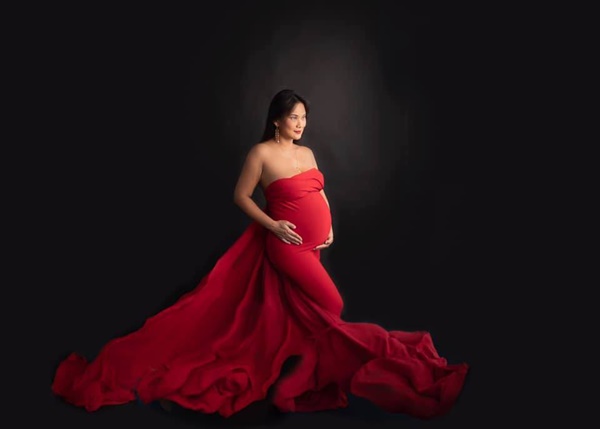 Vừa khoe đang mang thai, vợ đại gia của chồng cũ diva Hồng Nhung tiết lộ bụng bầu vượt mặt-1