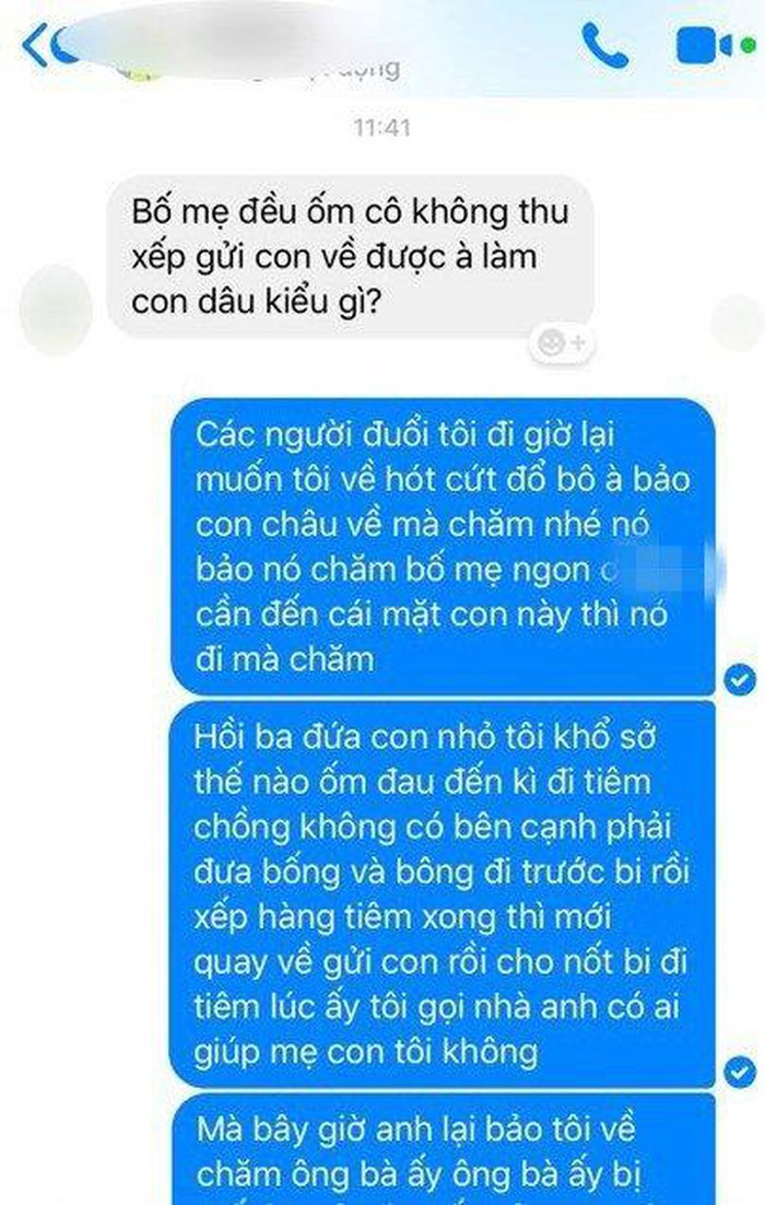 Lúc vợ sinh ba thì đẩy sang nhà ngoại, khi bố mẹ ốm tai biến nằm liệt thì bắt vợ về chăm, lời đáp trả sâu cay của người vợ khiến dân mạng tán thưởng-3