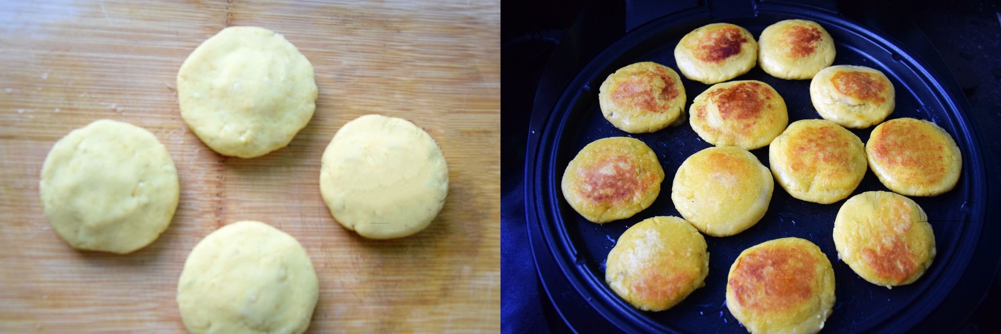 Mát trời làm ngay món bánh khoai mới toanh giòn thơm nóng hổi các mẹ ơi!-4