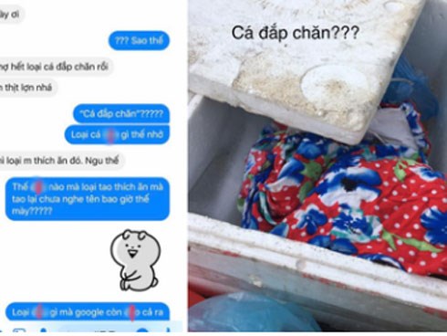 Nhờ bạn gái đi chợ, cô gái khẳng định trông thấy có người bán món “cá đắp chăn” và muốn mua về đãi người yêu