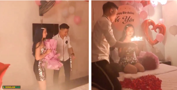 Clip: Chồng bí mật tổ chức sinh nhật cực ngọt ngào cho vợ, trầm trồ nhất là màn trao quà nhìn thôi cũng thấy đã mắt-2