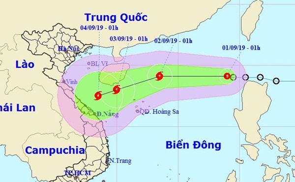 Áp thấp nhiệt đới đi vào Biển Đông, khả năng mạnh thành bão số 5-1