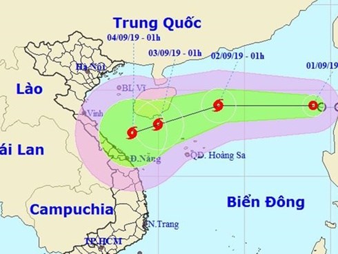 Áp thấp nhiệt đới đi vào Biển Đông, khả năng mạnh thành bão số 5