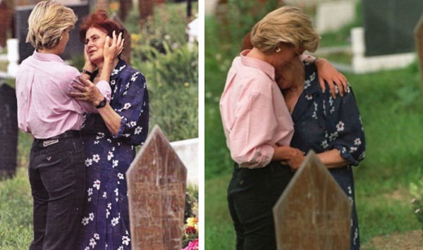 Câu chuyện phía sau khoảnh khắc Công nương Diana ôm một người mẹ xa lạ đang khóc trước mộ con chỉ vài tuần trước khi bà qua đời-2