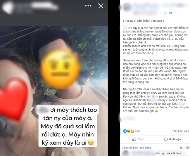 Thanh niên dại dột thách bạn thân tán tỉnh người yêu của mình để thử lòng, nào ngờ cái kết lại đắng đến khó tưởng!-1
