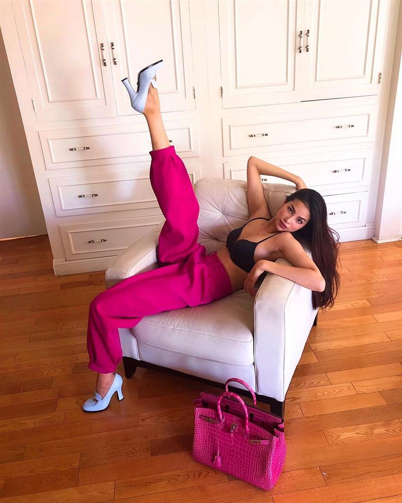 Hết túi hiệu 1 tỷ rưỡi, Phạm Hương lại khoe xế hộp hồng tươi sương sương 2,5 tỷ đồng-1