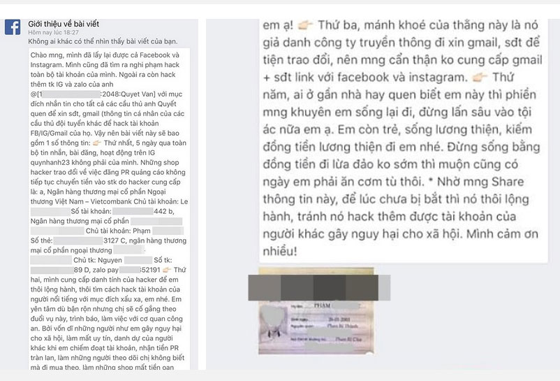 Bạn gái Duy Mạnh mất tài khoản 5 ngày, hacker lấy được món tiền lớn, nhưng thái độ cực gắt của Quỳnh Anh mới đáng chú ý-2