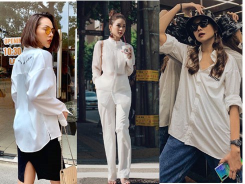 Nàng công sở không bao giờ lo mặc xấu, nếu biết 12 công thức diện áo sơ mi trắng tuyệt xinh từ các mỹ nhân Việt