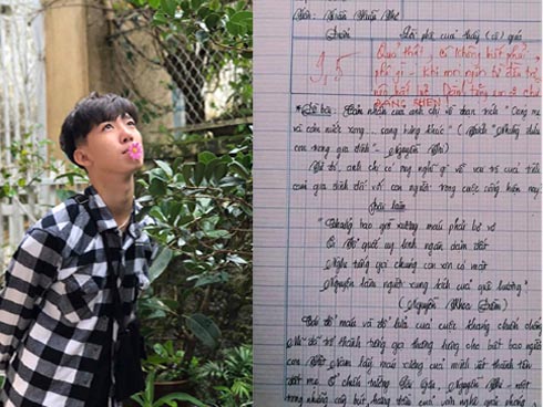 Bài văn của cô bé tiểu học: Nhà có nuôi một ông bố mồm rộng, mắt híp, cãi mẹ như chém chả-3