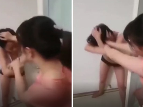 Bắt ghen tại trận, vợ đập cửa xông vào túm tóc