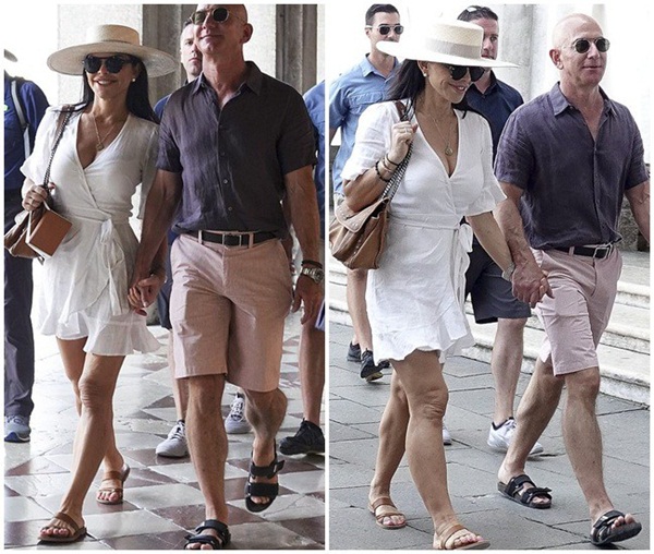 Bạn gái của tỷ phú Amazon lại trở thành tâm điểm bị chế giễu vì một loạt điểm xấu trên cơ thể trong hình ảnh mới nhất-3