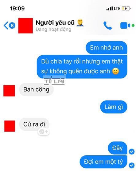 Nhớ người yêu cũ quá đỗi, cô gái dại dột nhắn tin thổ lộ, nào ngờ chàng trai tới tận sân nhà gửi một lời nhắn không thể chua chát hơn-1