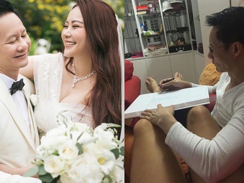 Là đại gia giàu có tiếng nhưng ông xã Phan Như Thảo vẫn tự tay làm điều hiếm gặp ở những người đàn ông khác