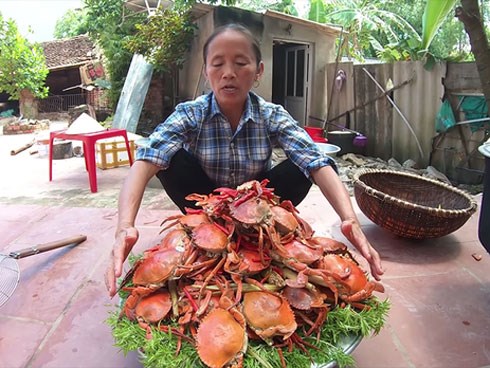 Mâm cua hấp sả 