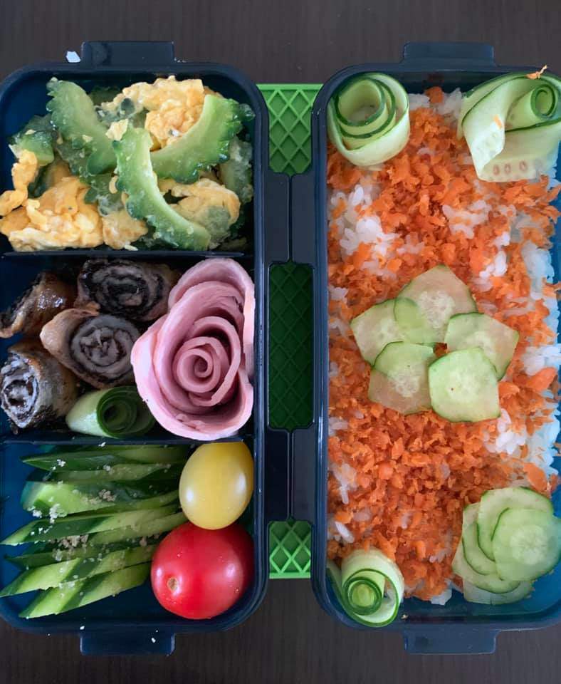 Bận chăm 2 con, 8X vẫn đều đặn làm hộp cơm trưa đẹp hoa mắt cho chồng đầy ắp thịt-18