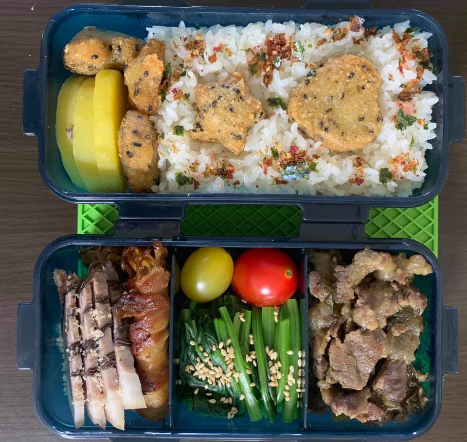 Bận chăm 2 con, 8X vẫn đều đặn làm hộp cơm trưa đẹp hoa mắt cho chồng đầy ắp thịt-9