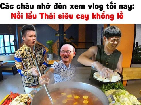 Tràn ngập ảnh chế 'lẩu Thái siêu cay khổng lồ' ủng hộ tuyển Việt Nam