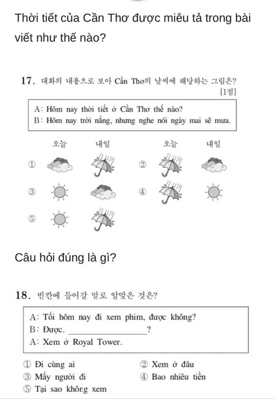 Bạn biết không, thi Đại học ở Hàn Quốc có môn Tiếng Việt và đây là đề thi siêu khó của năm nay-7