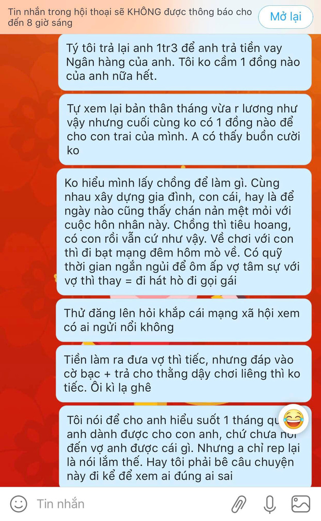 Chồng đầu tháng đưa vợ 4,5 triệu, cuối tháng lại đòi 1 triệu, bảng kê khai từng khoản khiến tất cả ngao ngán-3