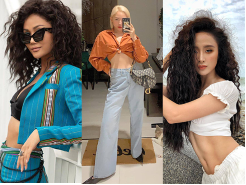 Chán mặc hở vòng một, mỹ nhân Việt chạy theo trend khoe eo, cơ bụng