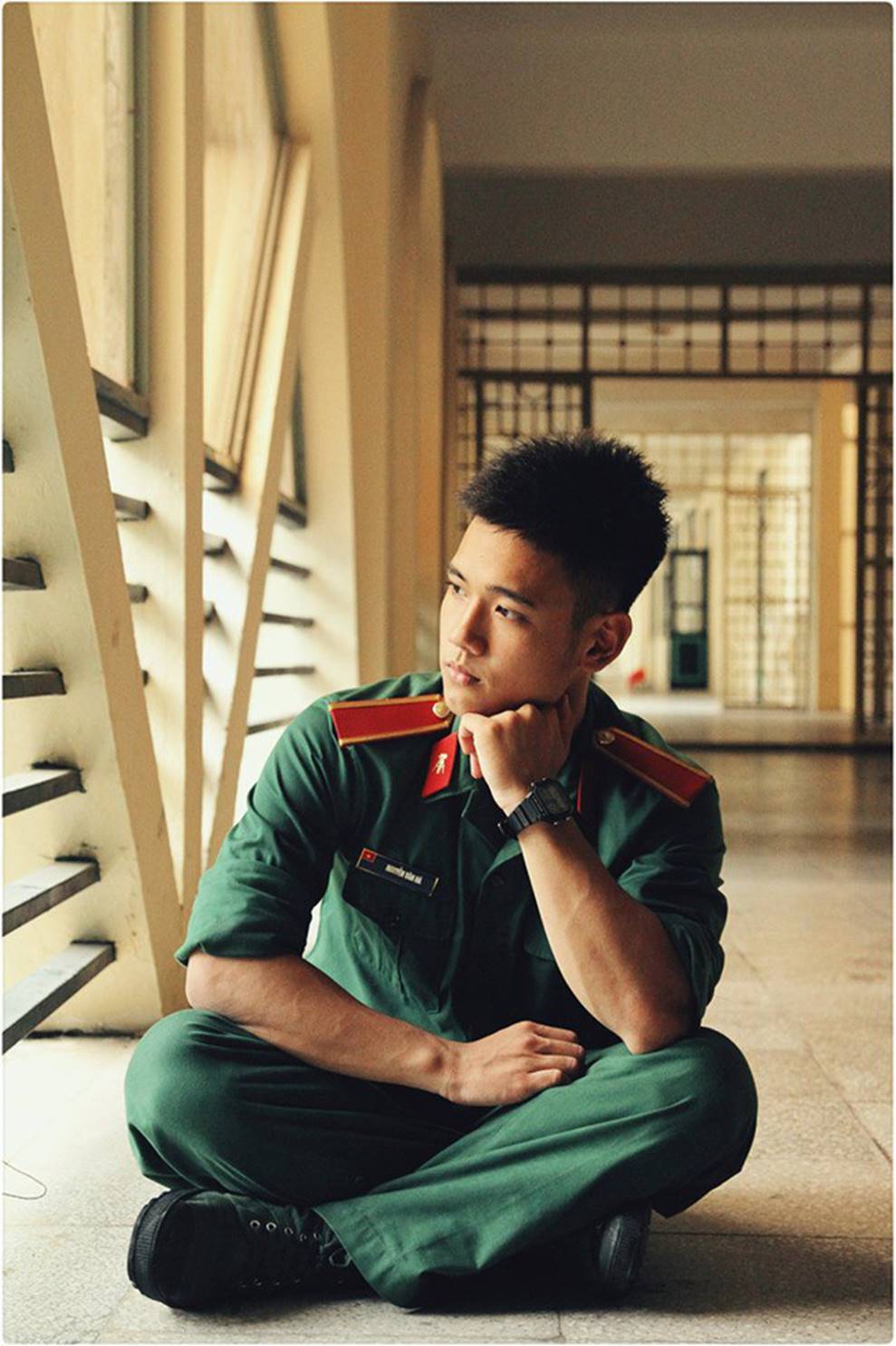 Hotboy 9X trường quân sự siêu cấp đẹp trai” lại còn lắm tài lẻ khiến hội chị em điêu đứng-10