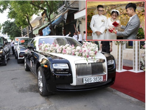 Trấn Thành, Phạm Quỳnh Anh dự lễ cưới con gái Minh Nhựa-9