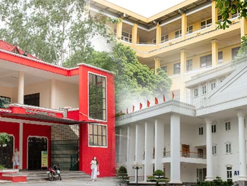 Đang yên đang lành đi sơn mỗi toà một màu sắc, đủ cả xanh đỏ tím vàng: ĐH Hà Nội muốn trở thành trường màu mè hoa lá nhất Việt Nam?