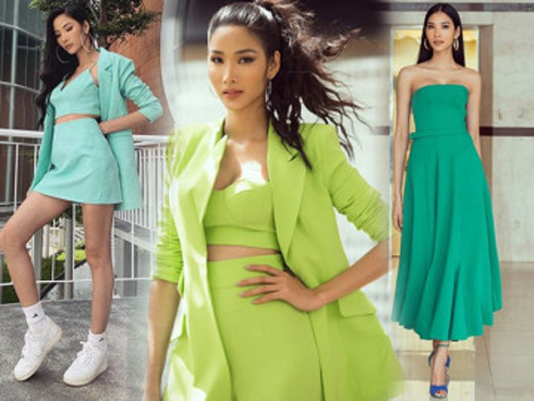 Chăm mặc gam màu “xa lánh” từng làm bao mỹ nhân ê chề, vậy mà Hoàng Thuỳ vẫn đẳng cấp