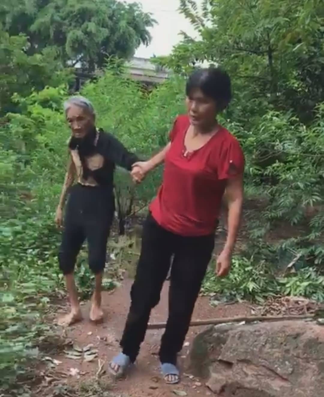 Vụ vợ chồng con trai bị tố nhốt mẹ 87 tuổi ở chuồng bò: Mẹ từng xin ăn nuôi con khôn lớn-1