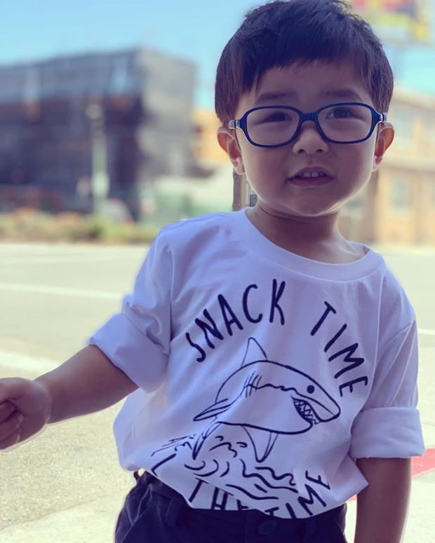 Dù mới 2 tuổi nhưng con trai Đan Trường đã được mẹ đầu tư học 4 ngoại ngữ-4