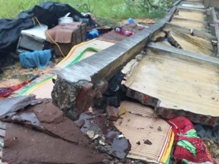 Thái Nguyên: Đang ngủ bị tường đổ sập, 3 người tử vong thương tâm