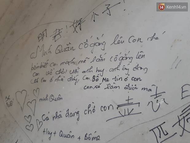 Xúc động những dòng thư trên bức tường loang lổ ngoài phòng mổ của viện E: 4 lần mẹ phải ở đây chờ con rồi, con ơi...-6