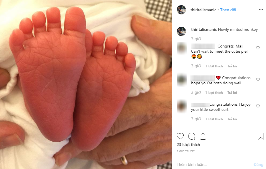 Vừa úp mở mang thai đôi, vợ doang nhân của chồng cũ Hồng Nhung đã hạnh phúc khoe ảnh con sơ sinh-1