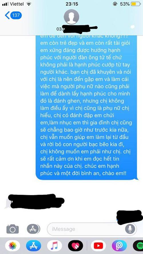 Không đánh ghen ầm ĩ, vợ chỉ gửi 1 tin nhắn cho bồ mà khiến cả nhà chồng nể phục-2