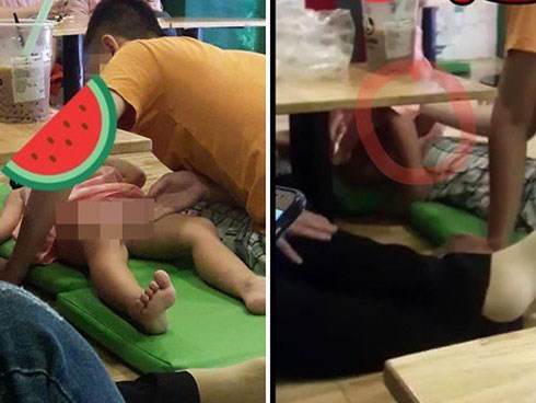 Đi uống trà sữa, cô gái hãi hùng khi phát hiện hành động của thiếu niên đối với bé gái 2 tuổi