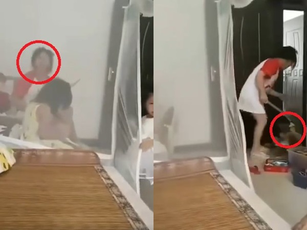 Phẫn nộ người mẹ dùng gậy đánh con như động vật, bố thản nhiên ngồi nói: Đánh nữa đi-1
