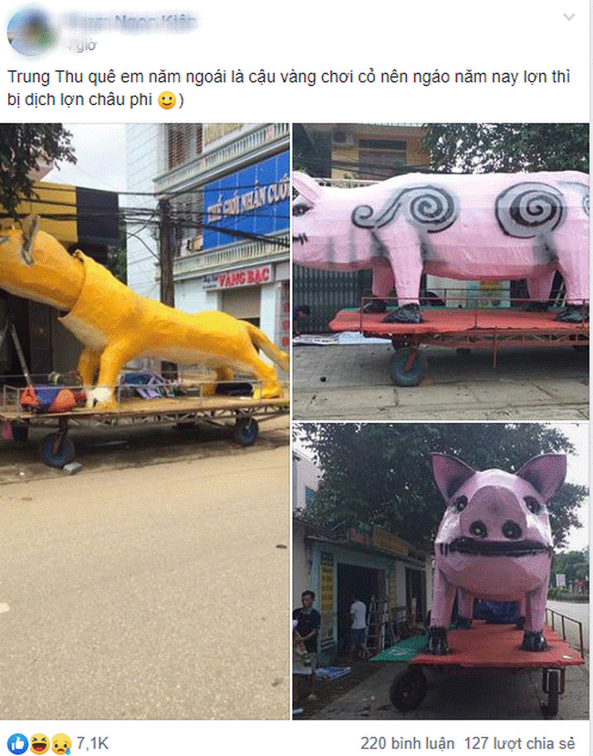 Trung thu mà thấy đèn ông sao, con bướm là xưa rồi, bởi dân mạng đang truyền tay kịch liệt bộ ảnh đèn lồng hình heo tỏa sáng đầy kỳ lạ-1