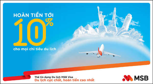 Ưu đãi hoàn tiền tới 1 triệu đồng từ MSB mùa lễ hội-2