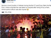 CĐV quốc tế phẫn nộ vì vấn nạn pháo sáng ở Việt Nam