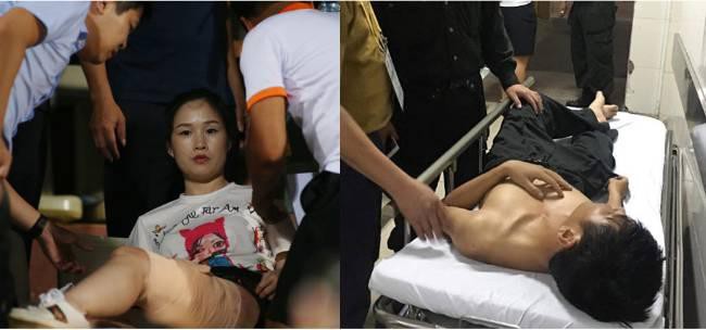 Dân mạng khoanh vùng nam thanh niên nghi đốt pháo sáng khiến một phụ nữ bị thương tại sân Hàng Đẫy-1