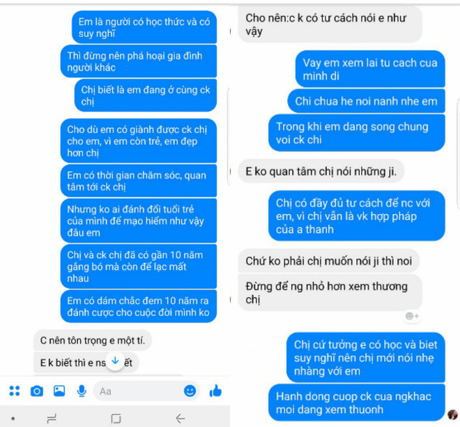 Nhắn tin năn nỉ nhân tình chồng buông tha, người vợ còn bị mắng: Đừng để một người nhỏ tuổi xem thường-2