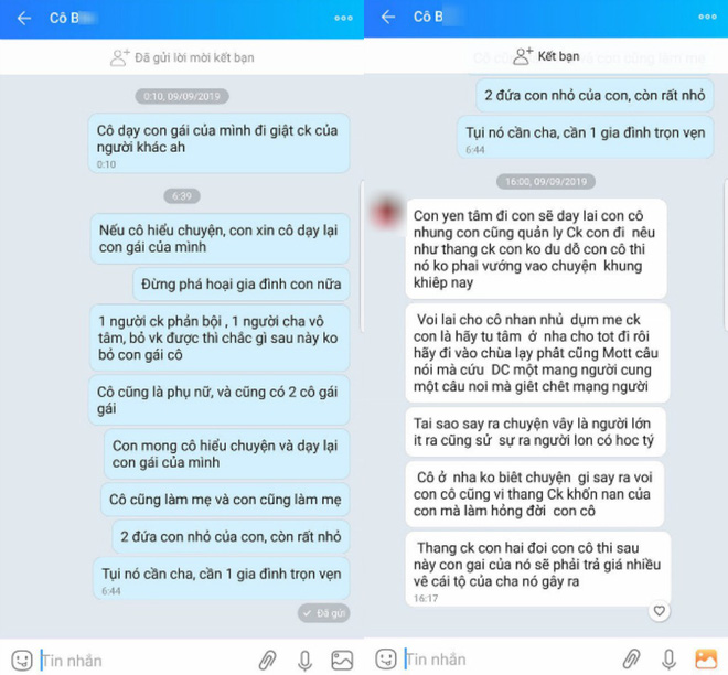 Nhắn tin năn nỉ nhân tình chồng buông tha, người vợ còn bị mắng: Đừng để một người nhỏ tuổi xem thường-5