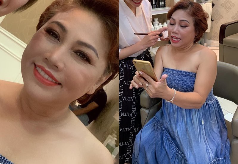 Siu Black hậu giảm cân: Diện áo cúp ngực gợi cảm ở hậu trường nhưng vẫn lộ rõ dấu hiệu tuổi tác-2