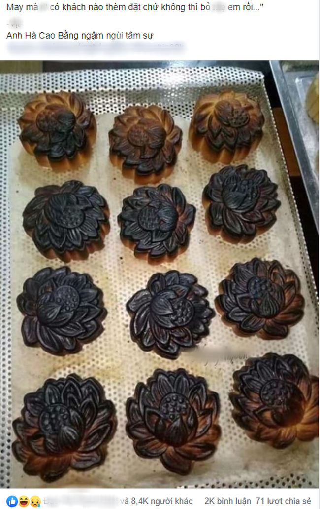 Anh chồng dở khóc dở cười, nhìn mẻ bánh Trung thu đêm không trăng” của vợ làm bao công sức đổ xuống sông xuống biển-1