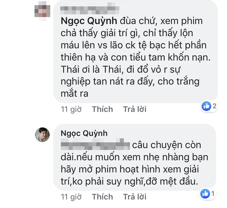 Hoa hồng trên ngực trái: Khán giả kêu gào phim quá ức chế, nam chính tuyên bố: Thích giải trí thì xem phim hoạt hình!-3