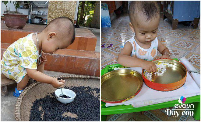 Bé 21 tháng đọc thơ trôi chảy, tập đếm cực nhanh nhờ chiêu dạy độc đáo của mẹ-5