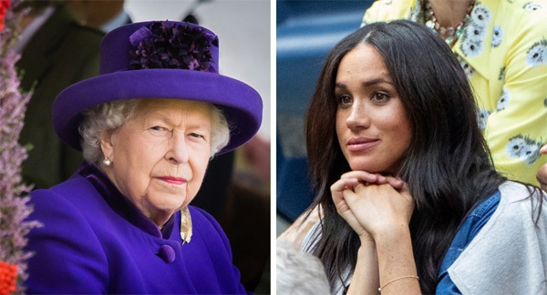 Nữ hoàng Anh yêu cầu mọi người không được nhắc đến Meghan Markle trước mặt mình-1