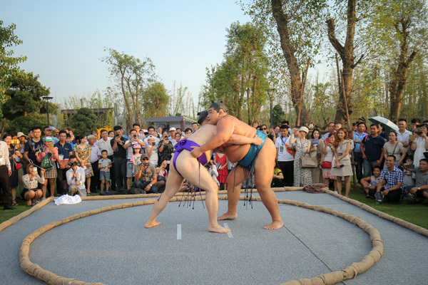 Hai đại võ sĩ sumo nổi tiếng Nhật Bản bất ngờ xuất hiện ở Việt Nam-4